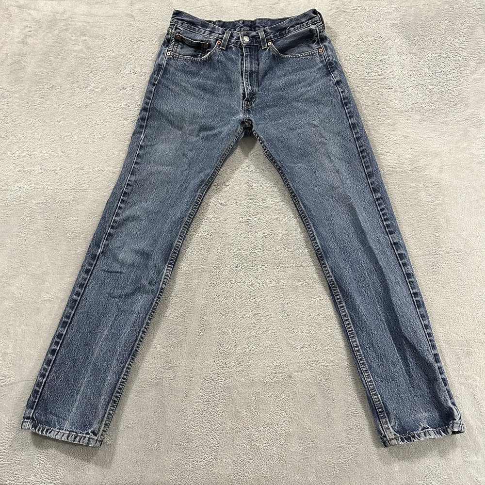 Levi's 505 Jeans Men's 34 x 33* Straight Blue Denim Y2K Vintage 90s